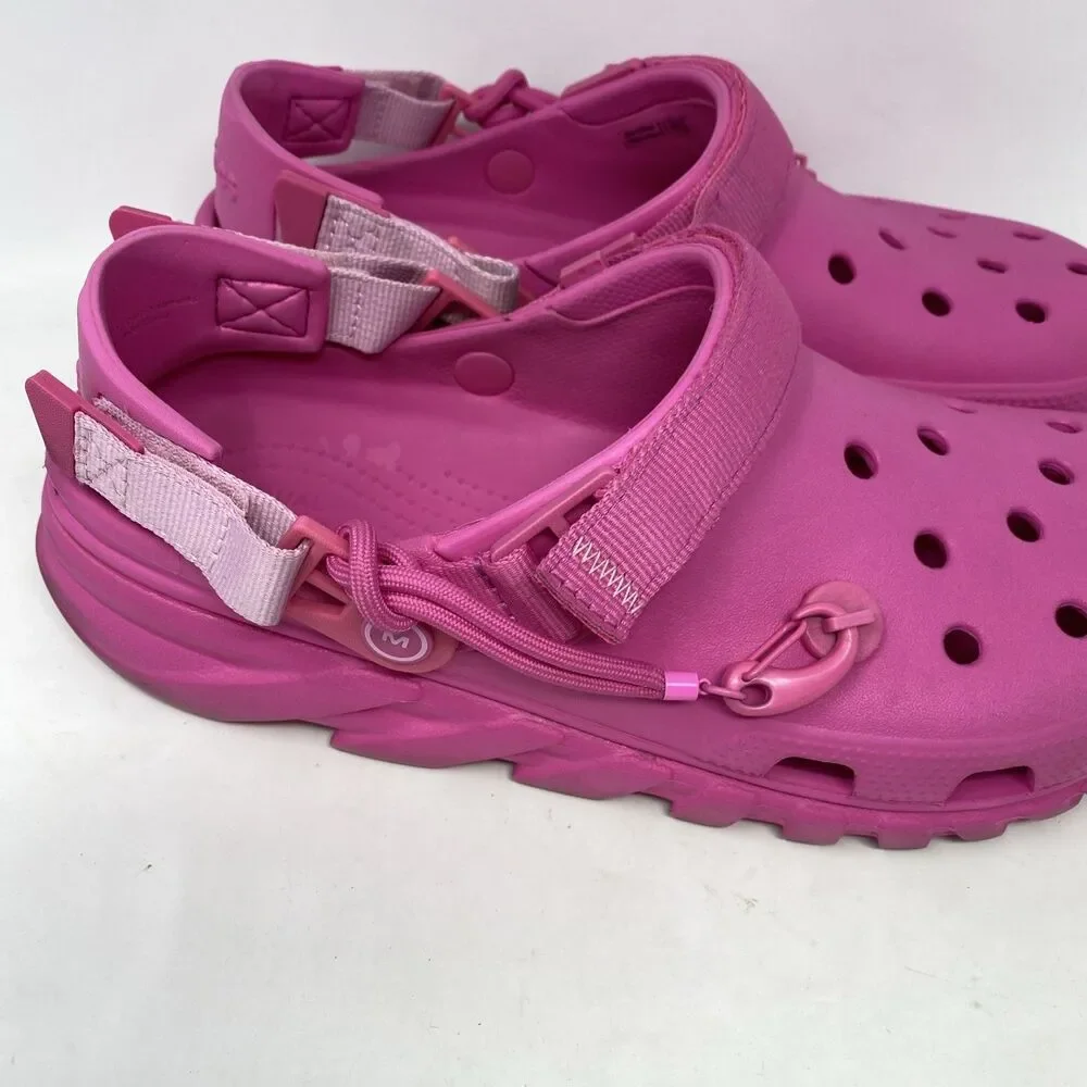 Crocs Unisex Duet 2 Max Post Malone Electric Pink Croslite Clog Size M(10) W(12)